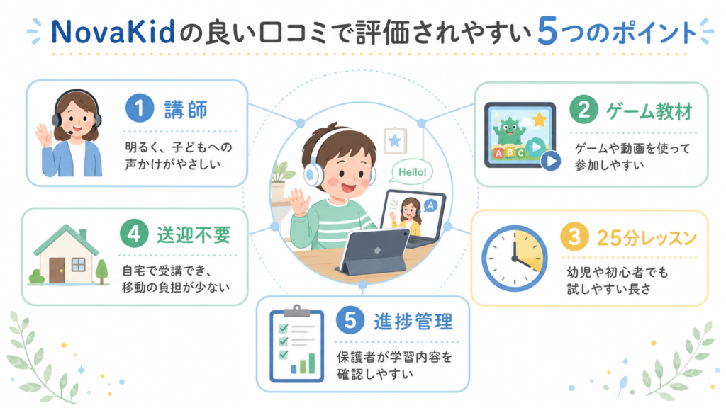 良い口コミで評価されやすい5つのポイント